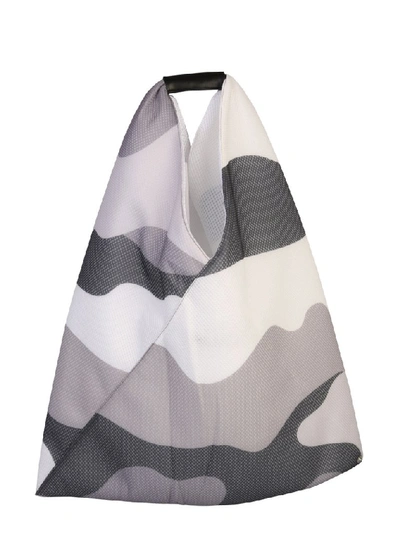 Shop Mm6 Maison Margiela Camouflage Printed Japanese Tote Bag In Multi