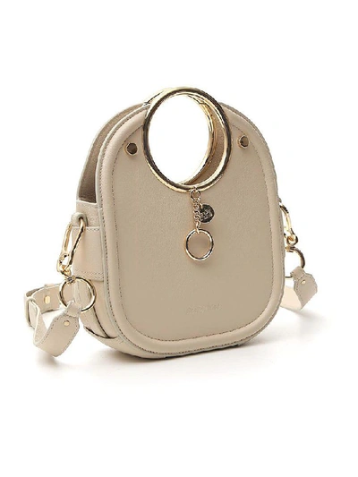 Shop See By Chloé Mara Ring Handle Tote Bag In Beige