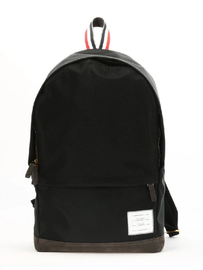 Shop Thom Browne Unstructured Backpack In Black