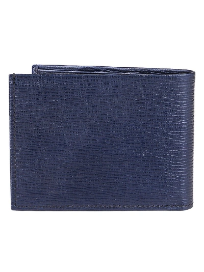 Shop Ferragamo Salvatore  Gancio Wallet In Blue