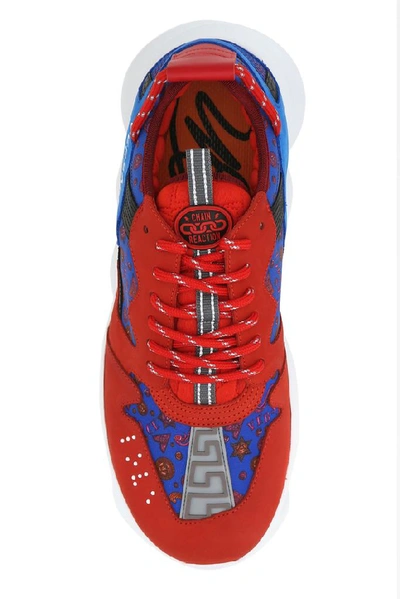 Shop Versace Chain Reaction Sneakers In Multi