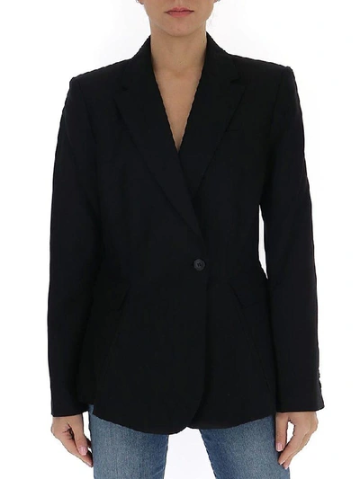 Shop Jacquemus Flap Pocket Blazer In Black