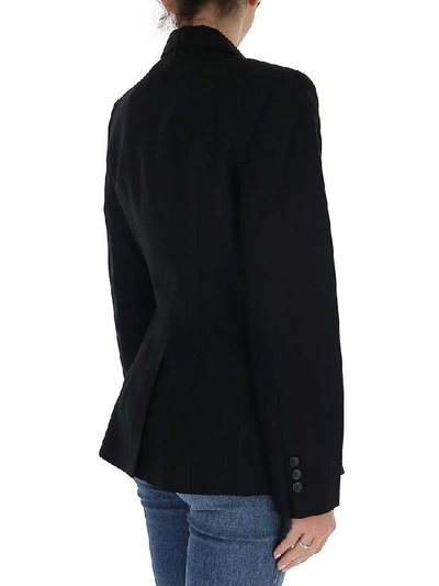 Shop Jacquemus Flap Pocket Blazer In Black