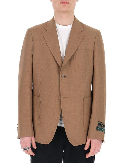 Gucci Palma Jacket With "my Body My Choice" In Brown | ModeSens