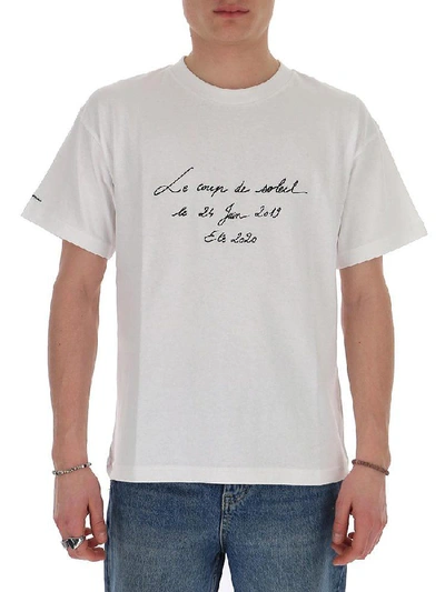 Shop Jacquemus Crewneck T In White