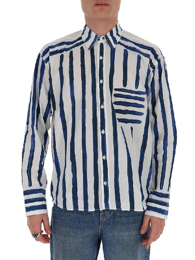 Shop Jacquemus Striped Shirt In Multi