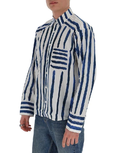 Shop Jacquemus Striped Shirt In Multi