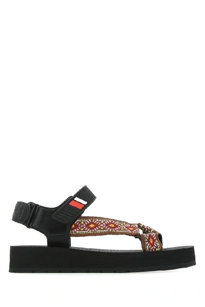 Shop Prada Normad Strap Sandals In Multi