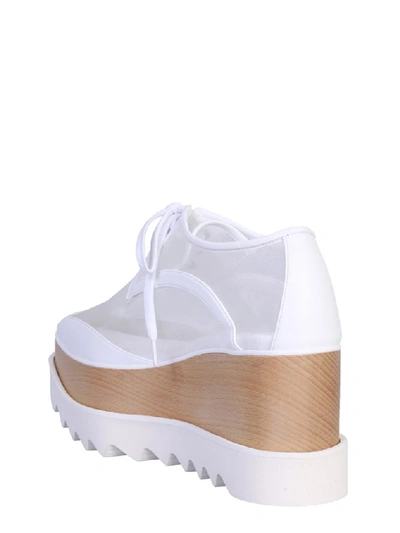 Shop Stella Mccartney Elyse Derby Shoes In White