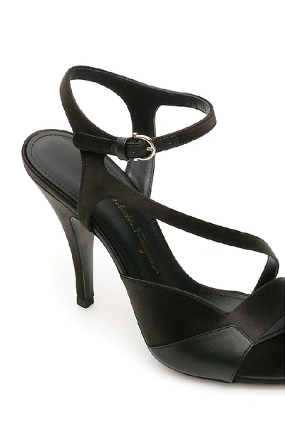 Shop Ferragamo Salvatore  Stiletto Heel Sandals In Black