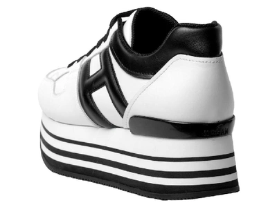 Shop Hogan Maxi H222 Sneakers In White