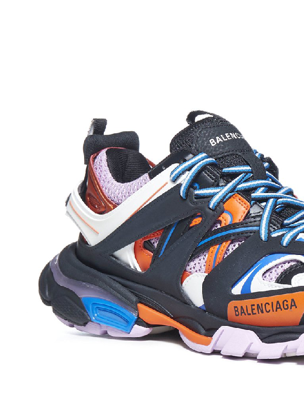 balenciaga black orange pink