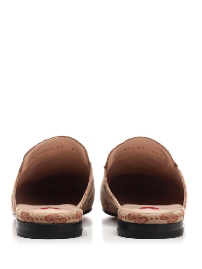 Shop Gucci Gg Princetown Slippers In Brown