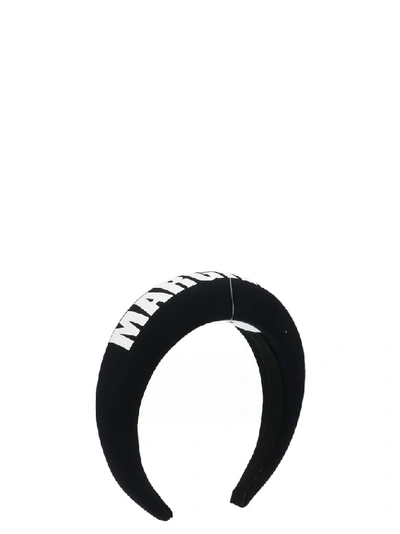 Shop Mm6 Maison Margiela Logo Alice Headband In Black