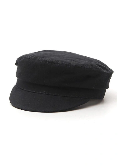 Shop Isabel Marant Evie Baker Hat In Black