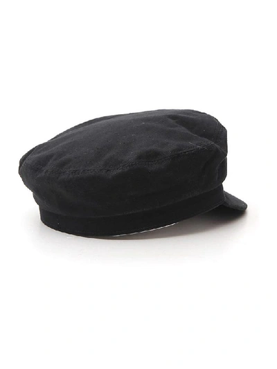 Shop Isabel Marant Evie Baker Hat In Black
