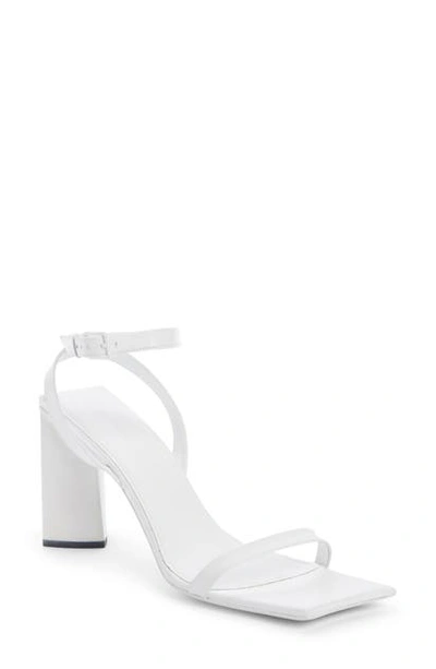 Shop Balenciaga Moon Ankle Strap Sandal In White