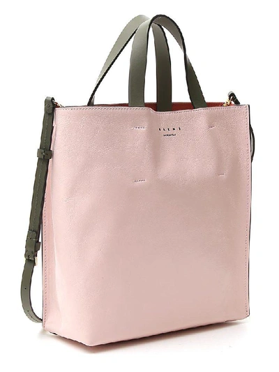 Shop Marni Museo Tote Bag In Pink