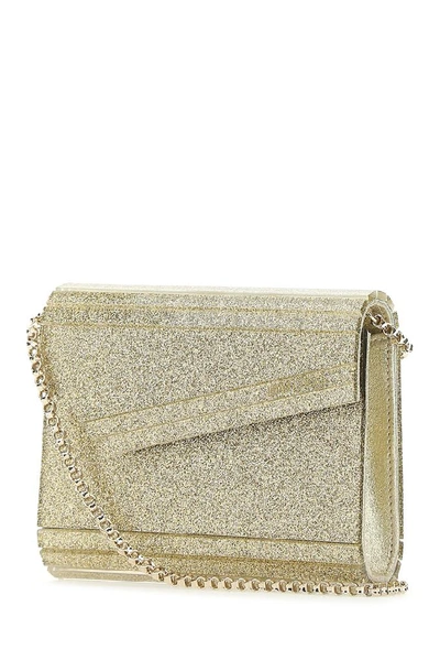 Shop Jimmy Choo Candy Box Clutch In Gold