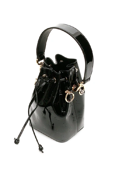 Shop Fendi Mon Tresor Bucket Bag In Black