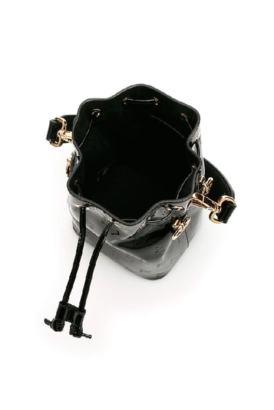 Shop Fendi Mon Tresor Bucket Bag In Black