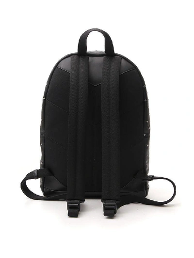 Shop Jimmy Choo Star Embellished Backpack In Black