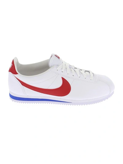 Shop Nike Cortez Leather Sneakers In Multi