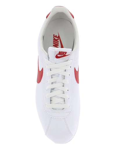 Shop Nike Cortez Leather Sneakers In Multi