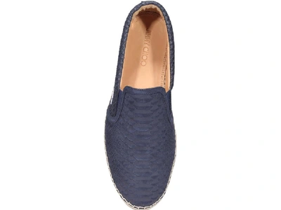 Shop Jimmy Choo Vlad Espadrilles In Blue