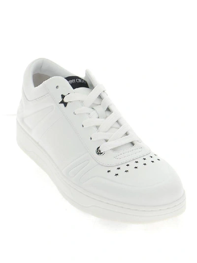 Shop Jimmy Choo Hawaii Low Top Sneakers In White