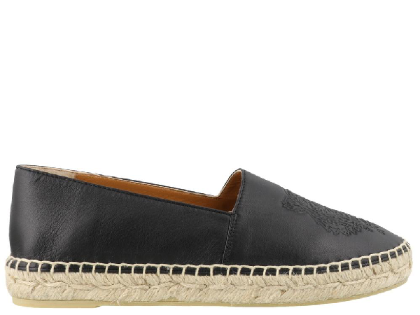 kenzo tiger espadrilles black