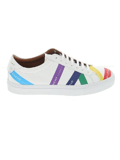 Shop Givenchy Logo Tape Print Sneakers In Multi