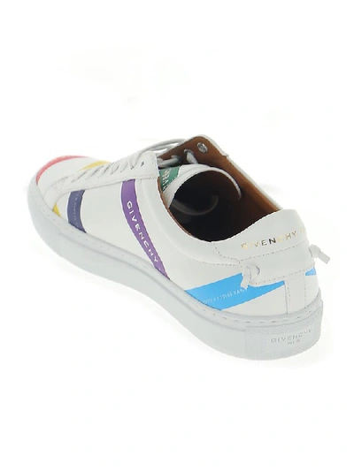 Shop Givenchy Logo Tape Print Sneakers In Multi