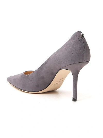 Shop Jimmy Choo Love 85 Pumps In Grey