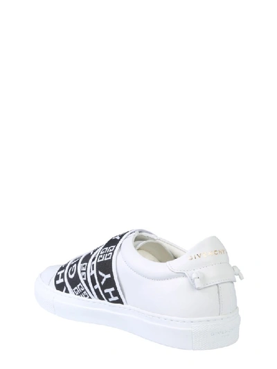 Shop Givenchy Webbing Logo Low In White