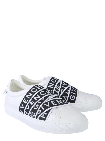 Shop Givenchy Webbing Logo Low In White