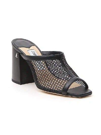 Shop Jimmy Choo Joud 85 Sandals In Black