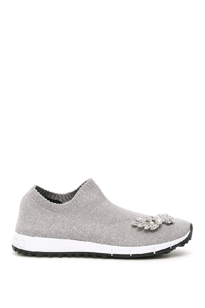 Shop Jimmy Choo Verona Sneakers In Grey