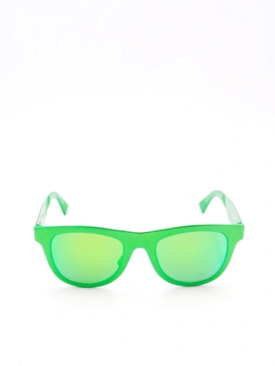 Shop Bottega Veneta Eyewear Wellington Sunglasses In Green