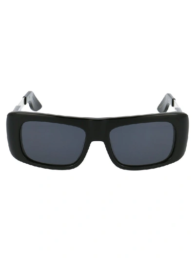Shop Marni Eyewear Rectangle Frame Sunglasses In Black