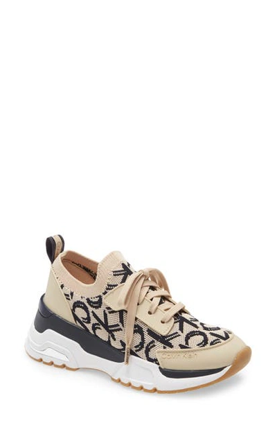 Calvin Klein Women's Hensley Sneakers Women's Shoes In Neutrals | ModeSens