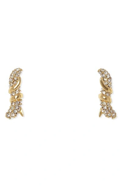 Shop Vince Camuto Stud Earrings In Gold/ Crystal