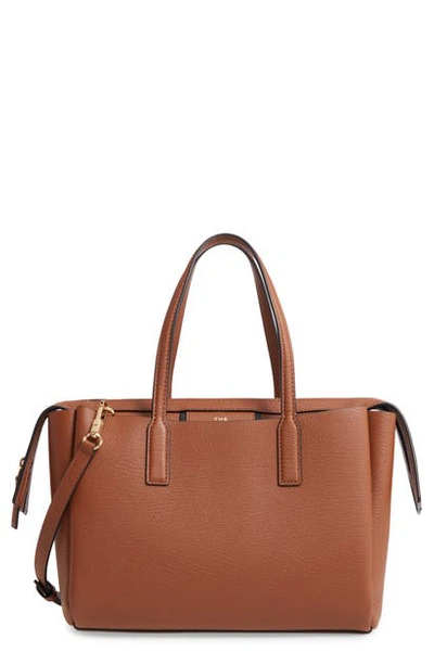 Shop The Marc Jacobs Marc Jacobs The Protege Mini Leather Tote In Brown