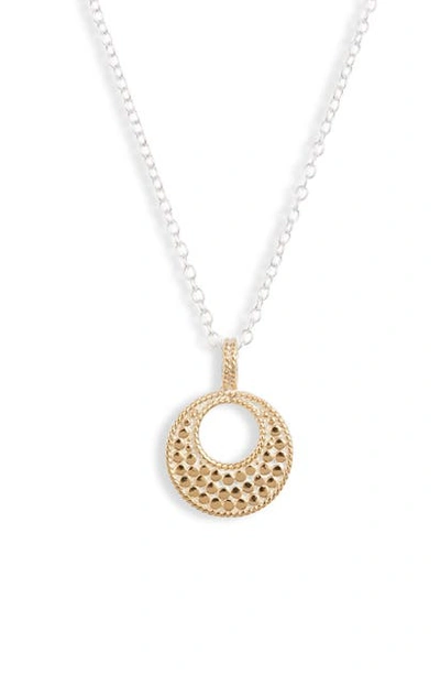 Shop Anna Beck Reversible Pendant Necklace (nordstrom Exclusive) In Gold/ Silver
