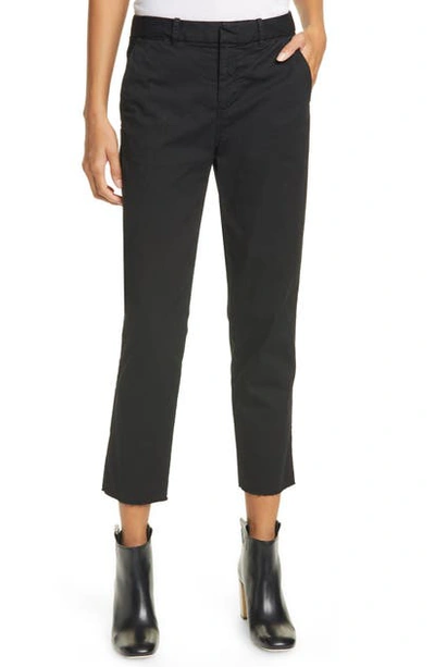 Shop Nili Lotan Montauk Crop Pants In Jet Black