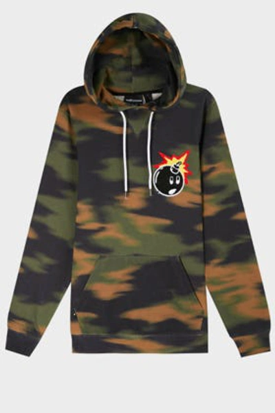 Shop The Hundreds Switchback Bomb-logo Hoodie In Multicoloured