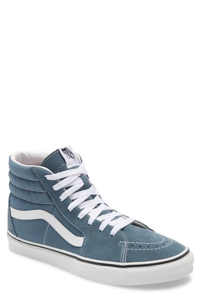 Shop Vans Sk8-hi Sneaker In Blue Mirage/ True White