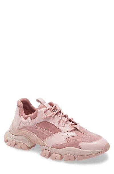 Shop Moncler Leave No Trace Sneaker In Pink