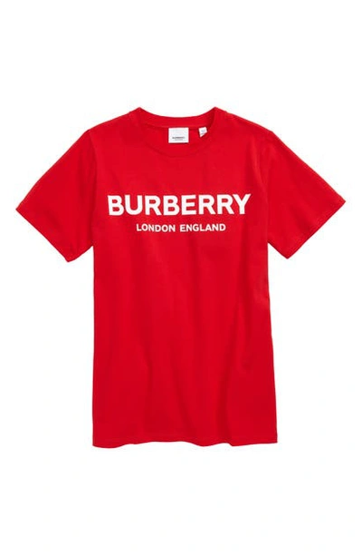 Shop Burberry Robbie T-shirt In Bright Red