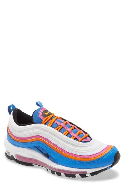 Shop Nike Air Max 97 Sneaker In White/ Black/ Active Fuchsia